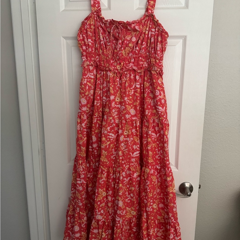 J.Crew Ruffle-trim Tiered Dress in Sunny Blooms